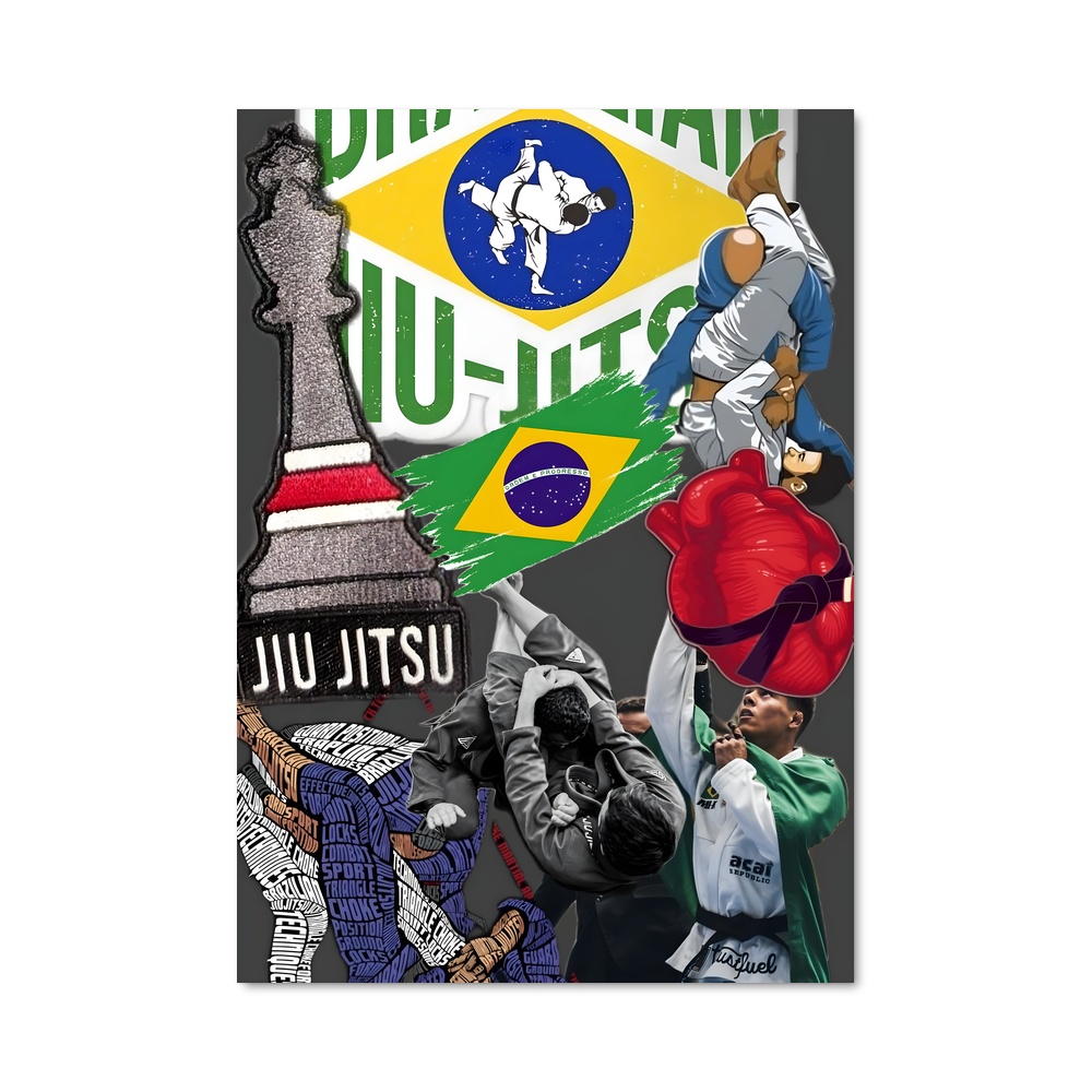 Poster L'Art du Jiu-Jitsu – affiche Jiu-jitsu brésilien